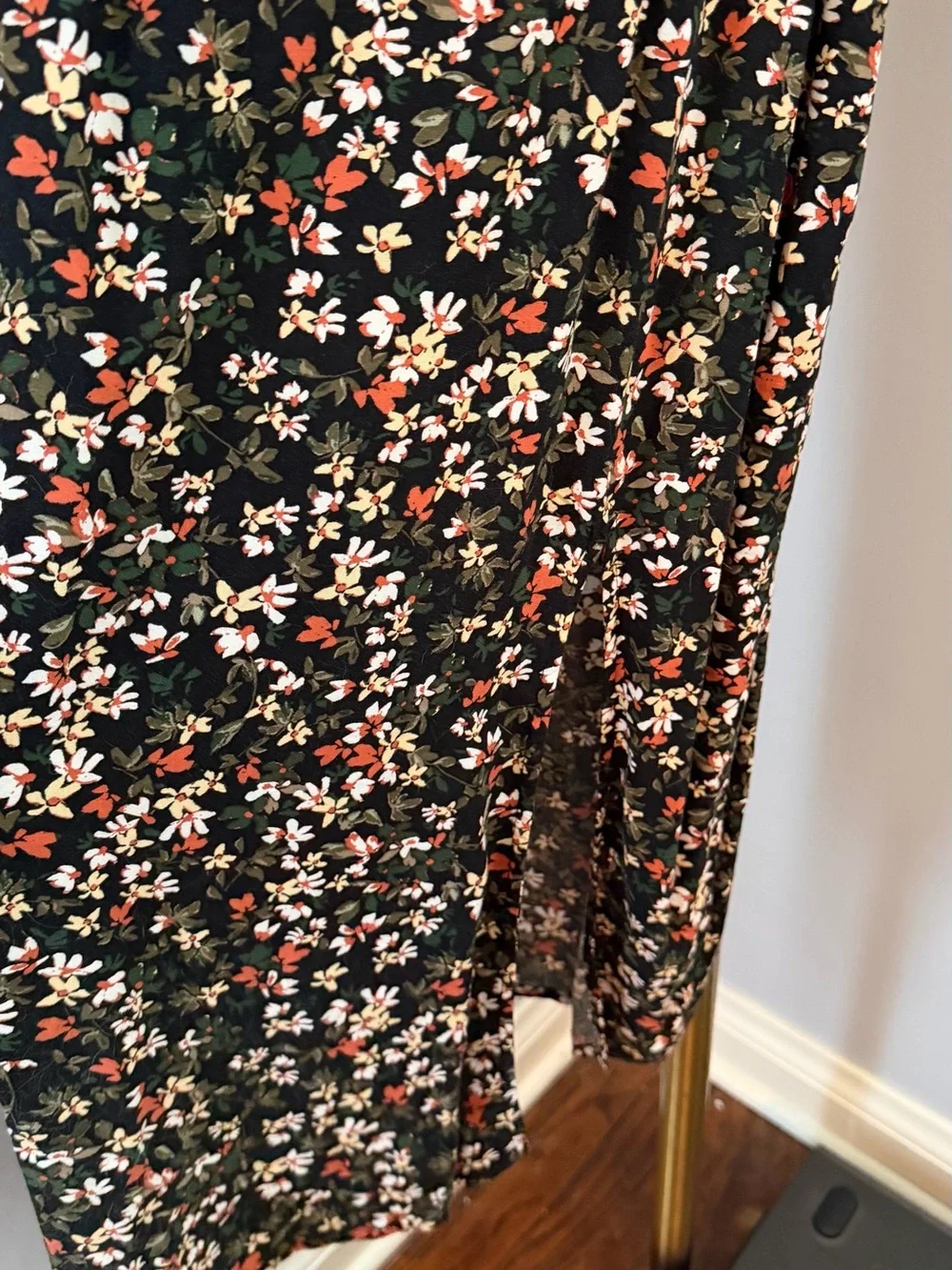 Abercrombie & Fitch Black Floral Maxi Dress, Unworn, Size XS